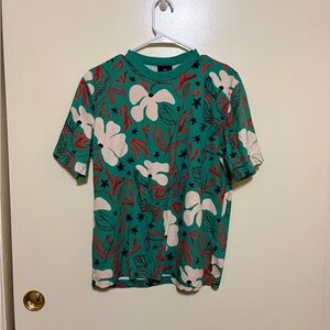 Paul Smith Kids Floral Green and Red Shirt